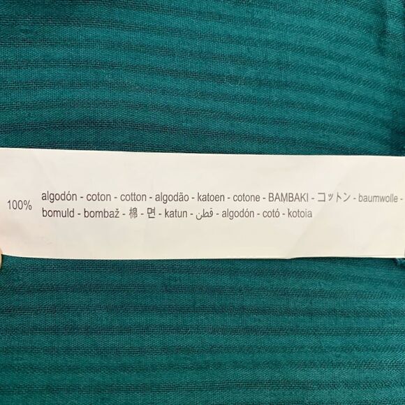 Zara Emerald Green Embroidered Eyelet Tassel Long Sleeves Peasant Top - Picture 11 of 13